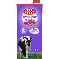 Mleko MLEKOVITA WYDOJONE UHT bez laktozy 3, 2% 1L