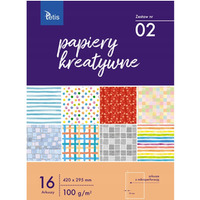 Zeszyt papierw kreatywnych A3 16k 100g KB031-02 TETIS