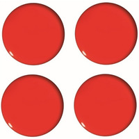 Magnesy do tablic czerwone wypuke 40mm (4szt.) GM303-PC4 TETIS