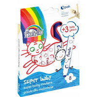 Pisaki SUPER BABY dla maluchw Fiorello 8kol 160-2033 GR-F165