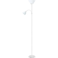 Lampa podogowa PLATINET E27 + E14 biaa (45177)