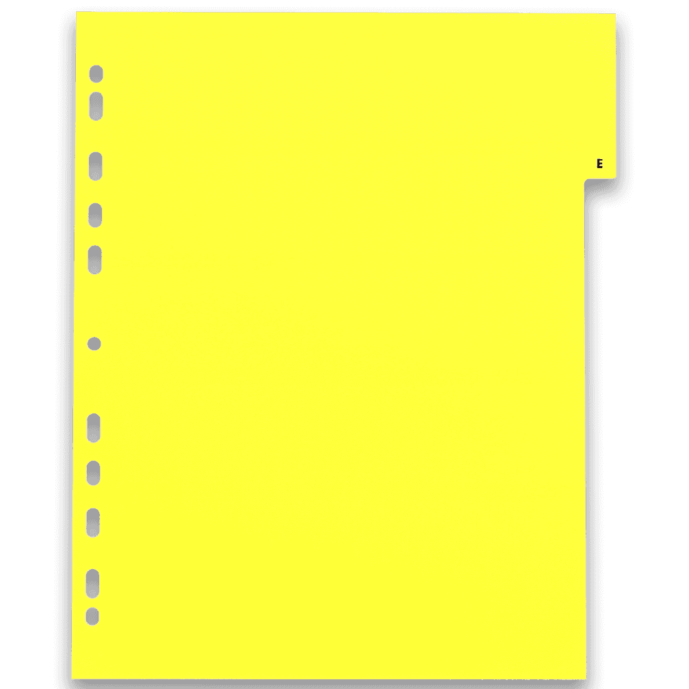 Przekładki A4 MAXI A-Z kolor PP alfabetyczne 100204733 OXFORD