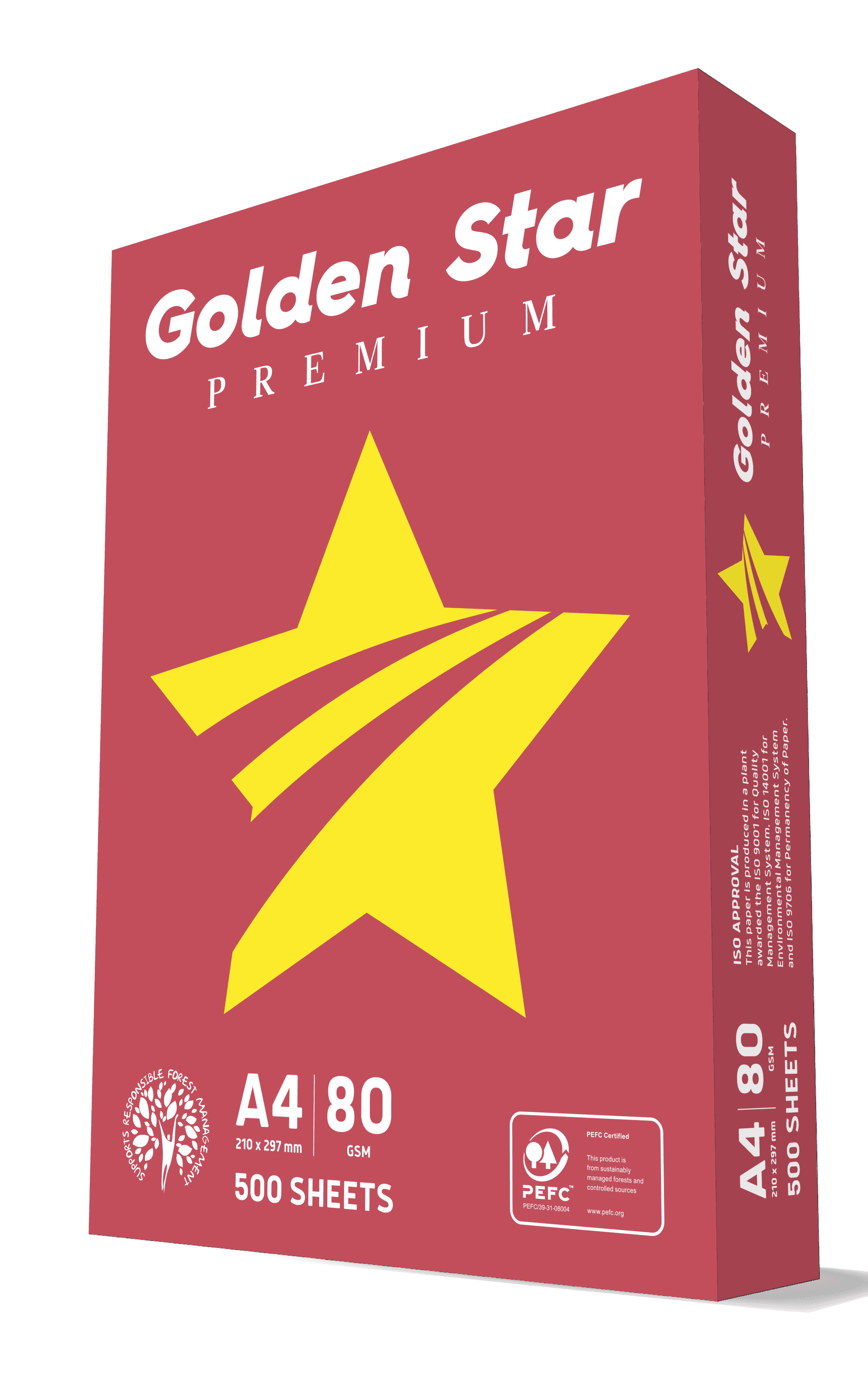 Papier ksero A4 80g (5 ryz) GOLDEN STAR Premium