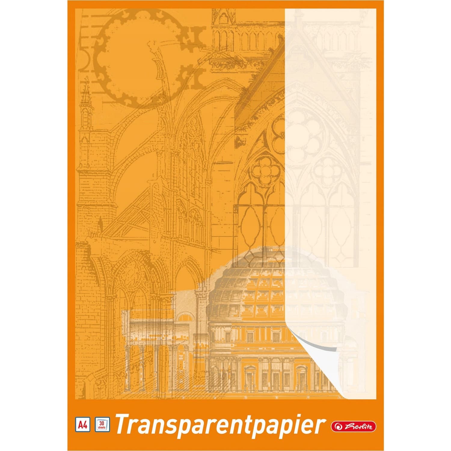Kalka kreślarska A4 30ark. 65g. 300008179 HERLITZ