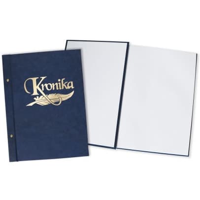 Kronika A3 310x420 pionowa granatowa złocona 319-078 WARTA