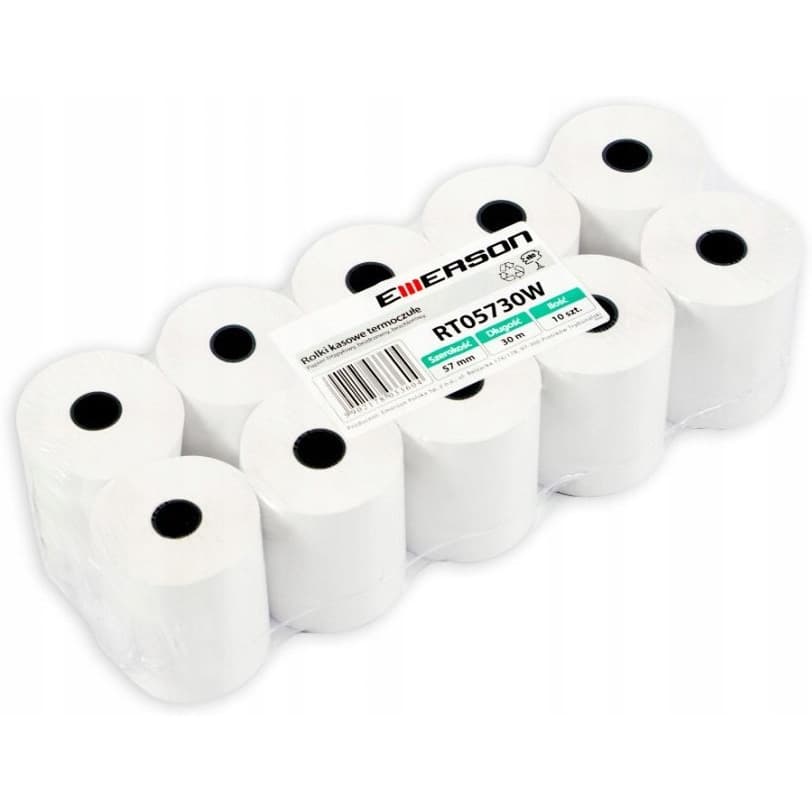 Rolki termiczne 38x25m 10szt EMERSON rt03825wkbpaf BPA FREE bez bisfenolu