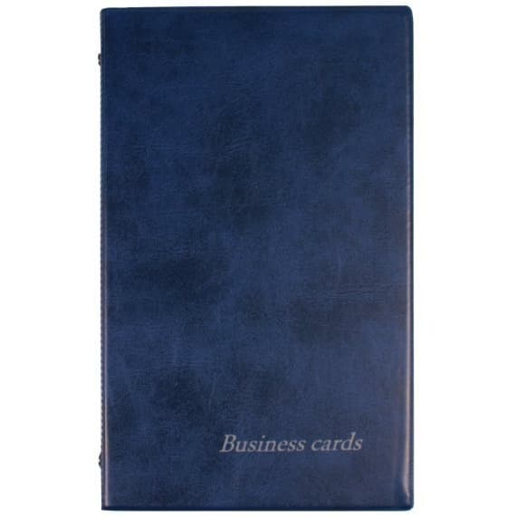 Wizytownik Etui na 200 wizytówek Premium granat WI-21-02 BIURFOL