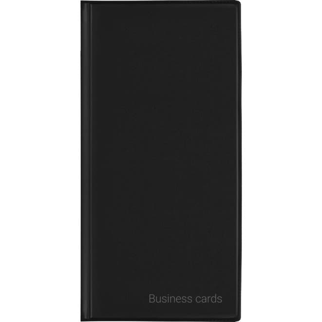 Wizytownik Etui na 96 wizytówek Premium czarny WI-24-01 BIURFOL