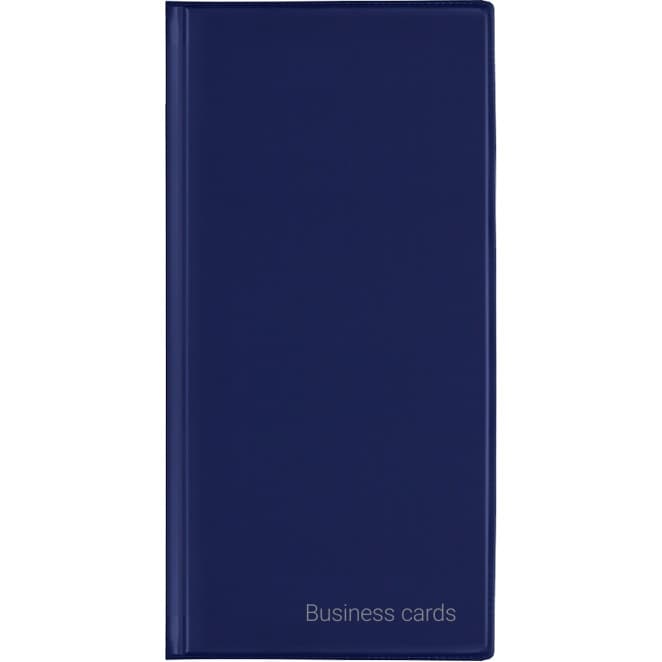 Wizytownik Etui na 96 wizytówek Premium granatowy WI-24-02 BIURFOL