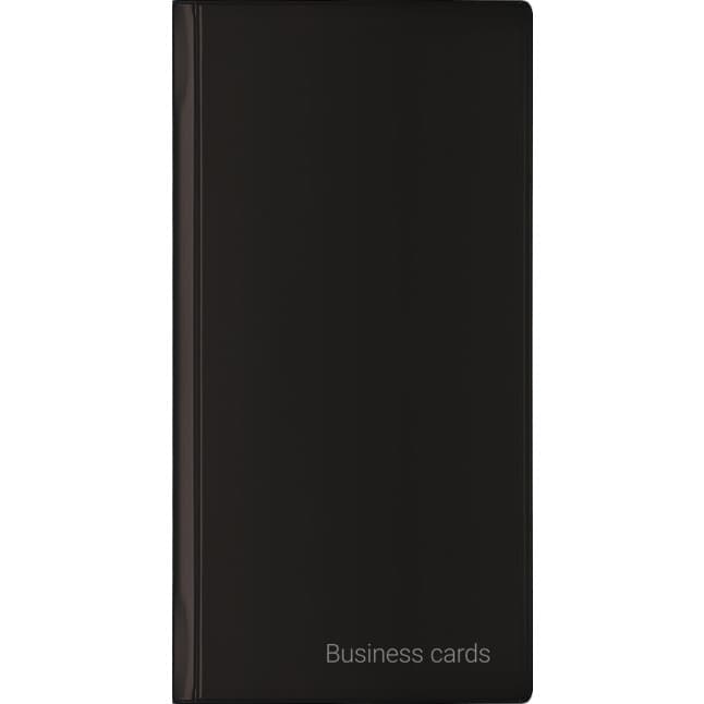 Wizytownik Etui na 96 wizytówek czarny WI-02 BIURFOL