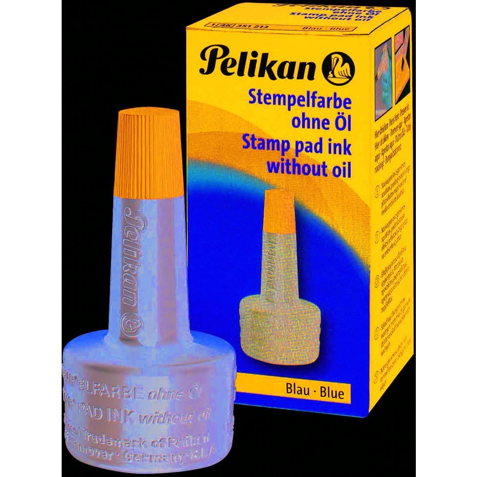 Tusz do stempli 28ml niebieski PELIKAN 400142581