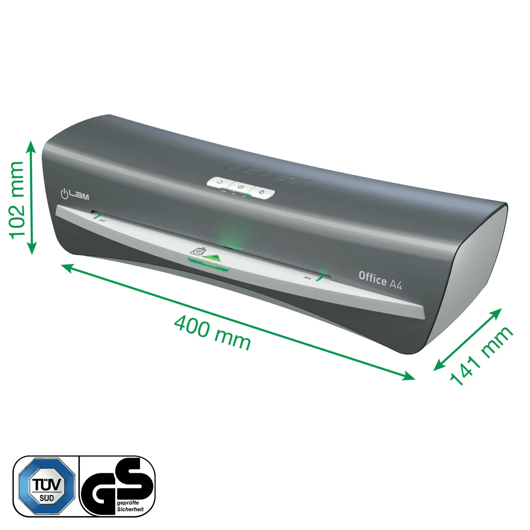 Laminator iLam OFFICE A4 230V srebrny 72510084 LEITZ