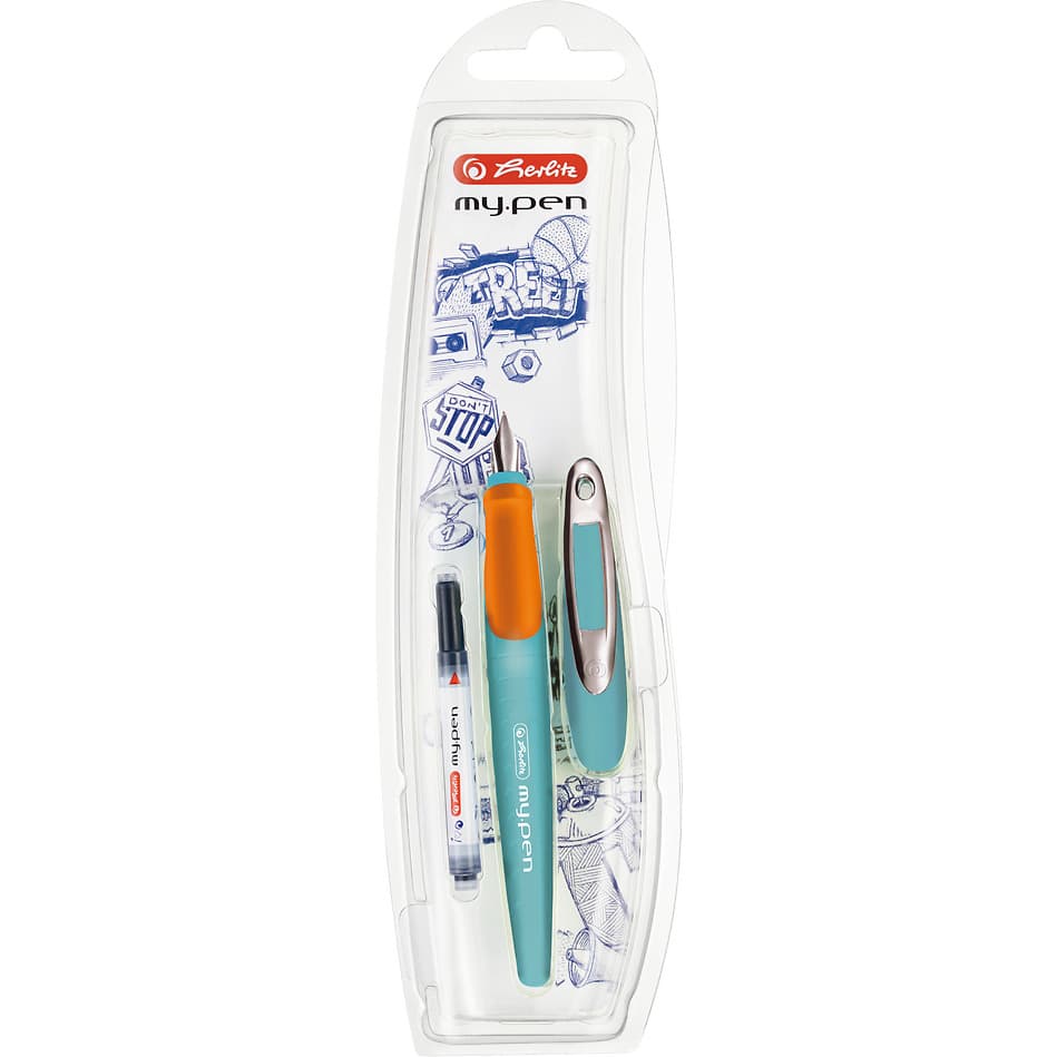 Pióro wieczne MY.PEN turkusowe dla praworęcznych 300006508 HERLITZ