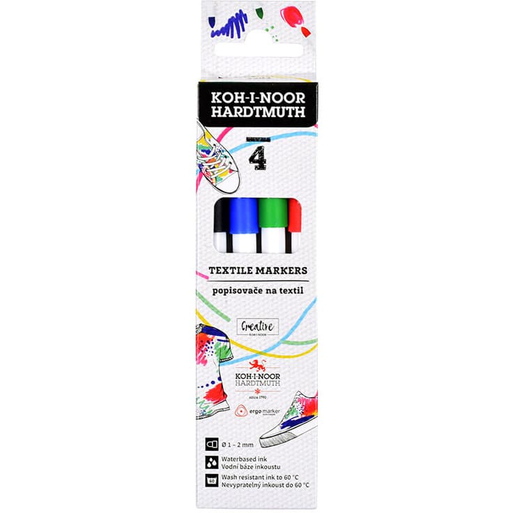Markery do takanin 4 kolory 2mm 7732 KOH-I-NOOR