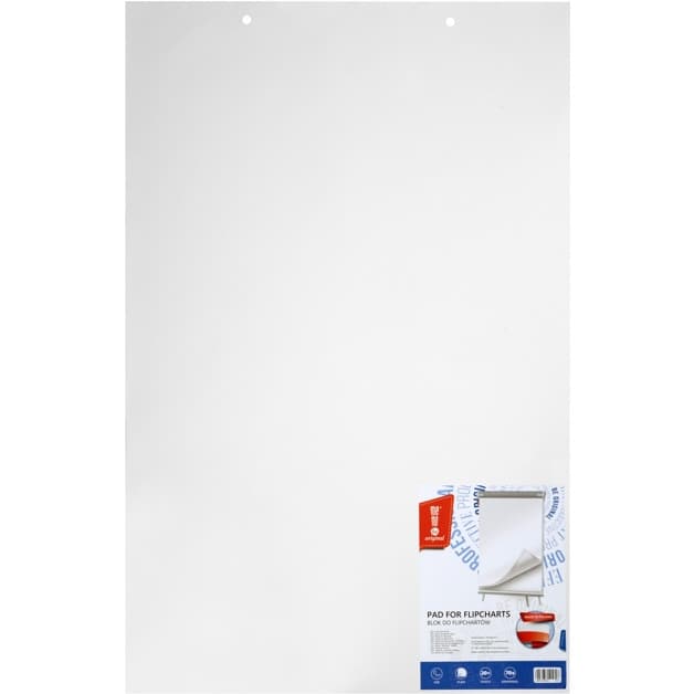 Blok do flipchartów gładki, biały 20kartek, 65x100cm MB001 MEMOBE