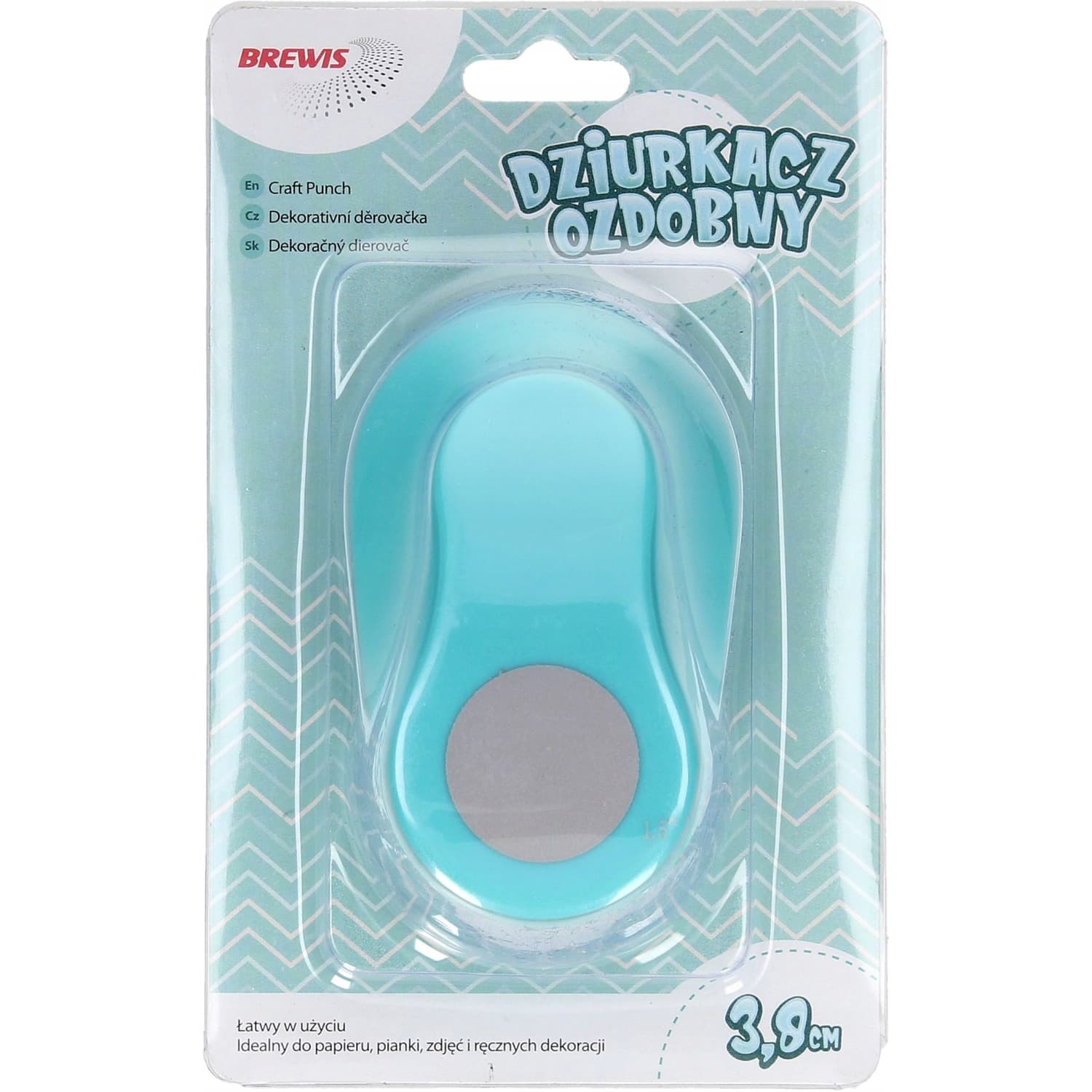 Dziurkacz ozdobny 3,8 cm KÓŁKO D38-02 BREWIS