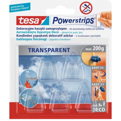 Haczyki samoprzylepne POWERSTRIPS Deco (5szt.) blister 58900-00017 TESA