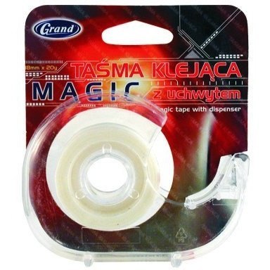 Taśma klejąca GRAND 18x20 MAGIC z dysp 130-1277 Taśma klejąca GRAND 18x20 MAGIC z dysp 130-1277