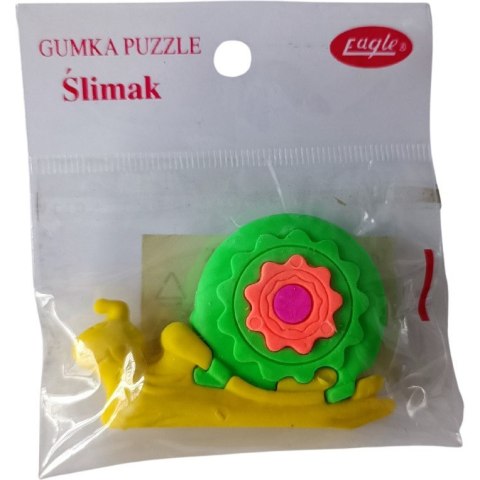 Gumka PUZZLE ślimak TY 2061 EAGLE Gumka PUZZLE ślimak TY 2061 EAGLE