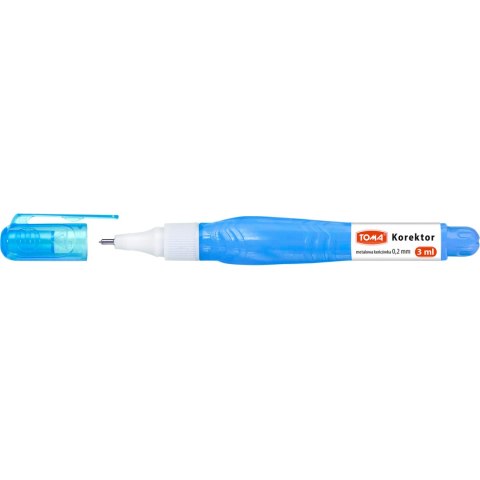 Korektor w długopisie mini 3ml. metalowa końcówka TO-013 TOMA Korektor w długopisie mini 3ml. metalowa końcówka TO-013 TOMA