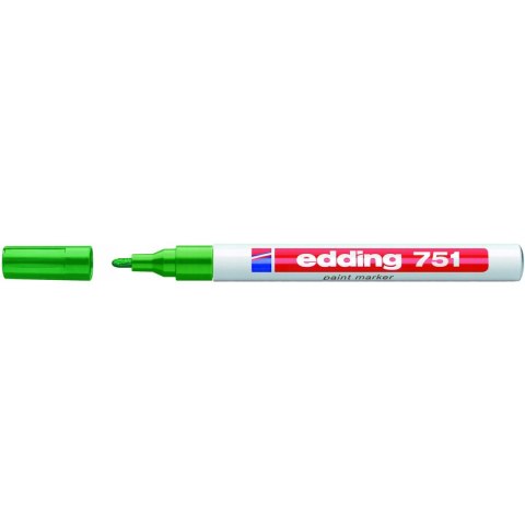 Marker lakierowy 1-2mm 751 zielony okrągła końcówka 751/004/ZI EDDING