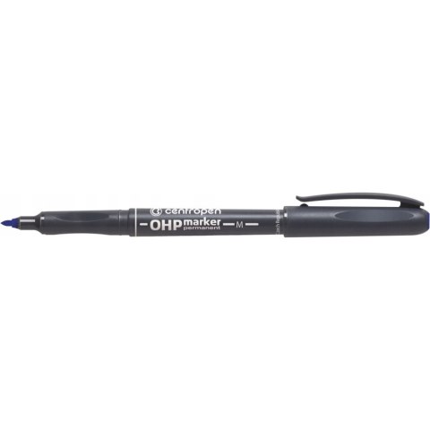 Marker OHP M 1.0mm 2637 niebieski CENTROPEN Marker OHP M 1.0mm 2637 niebieski CENTROPEN