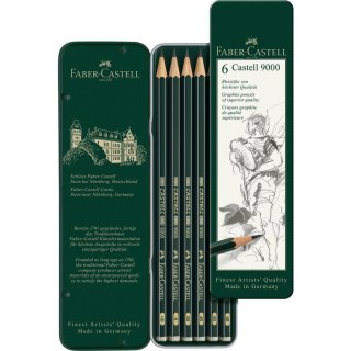Ołówek CASSTELL 9000 (6szt.) 119063 FC FABER-CASTELL