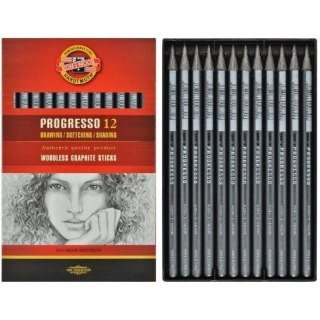 Ołówek PROGRESSO 6B (12szt.) 8911 KOH-I-NOOR