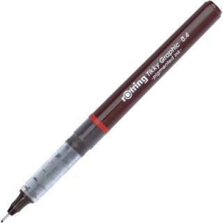 Cienkopis kreślarski TIKKY GRAPHIC 0.4mm bordo ROTRING S0814760 Cienkopis kreślarski TIKKY GRAPHIC 0.4mm bordo ROTRING S0814760