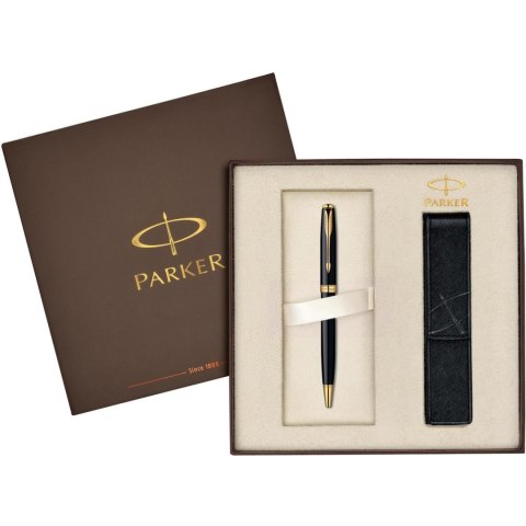 Komplet SONNET czarny mat GT długopis + etui w eleganckim pudełku S1910429 PARKER Komplet SONNET czarny mat GT długopis + etui w eleganckim pudełku S1910429 PARKER