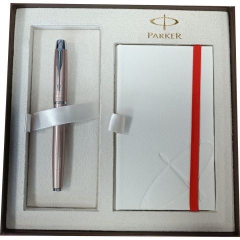 Komplet pióro wieczne IM PREMIUM róż CT FP+ notes PARKER 1910298 Komplet pióro wieczne IM PREMIUM róż CT FP+ notes PARKER 1910298