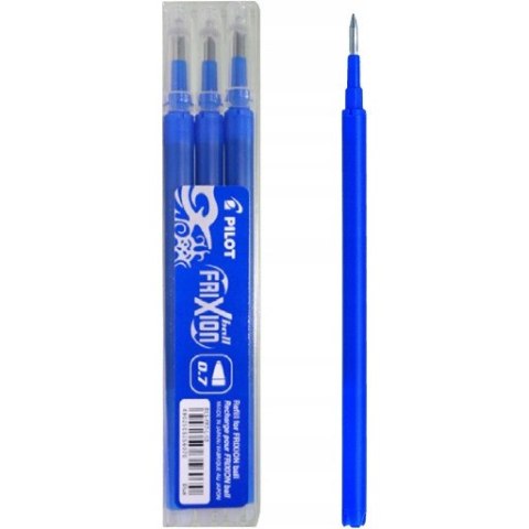 Wkład FRIXION 0,7mm niebieski (3szt) BLS-FR7-L-S3 PILOT