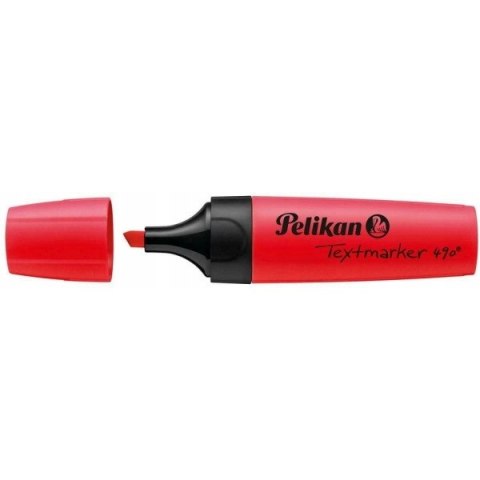 Zakreślacz 490 czerwony PELIKAN Zakreślacz 490 czerwony PELIKAN