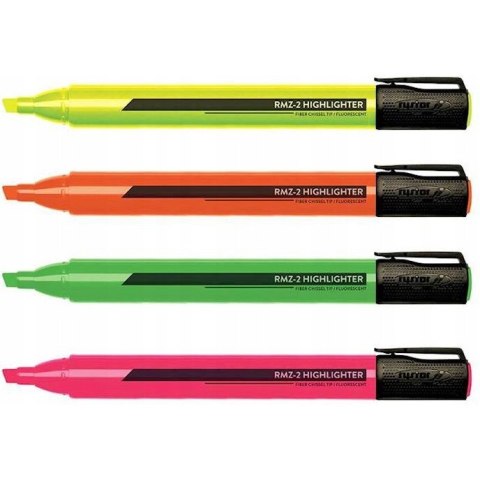 Zakreślacz RMZ-2 mix etui 4sztuki 462-224 RYSTOR