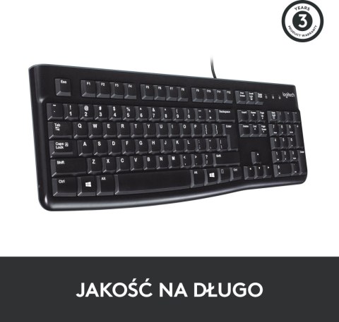 Klawiatura przewodowa USB LOGITECH K120 920-002508