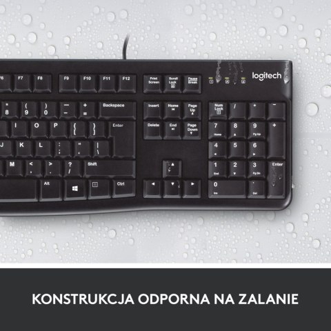 Klawiatura przewodowa USB LOGITECH K120 920-002508