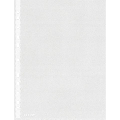 Koszulki groszkowe na dokumenty A4 43mic 100 sztuk w folii 56171 ESSELTE