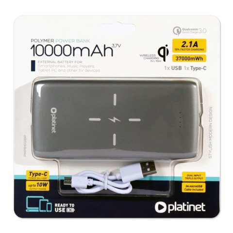Powerbank 10000mAh 10W PLATINET (44998) Powerbank 10000mAh 10W PLATINET (44998)
