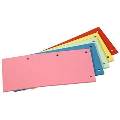 Przekładka kartonowa 1/3 A4 żółta (100szt) NATUNA