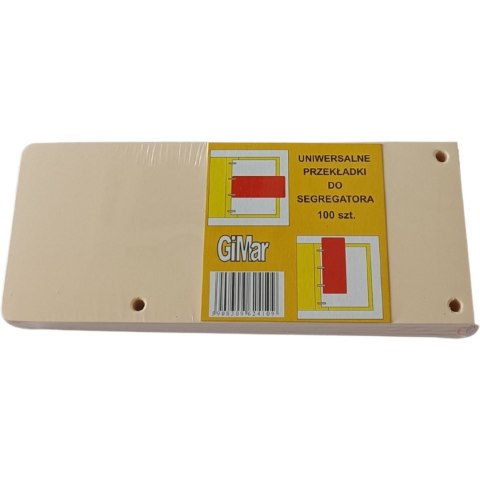 Przekładki 98x240 wąskie(100) kremowe BREWIS