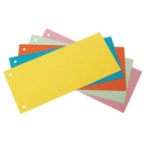 Przekładki 98x240 wąskie (100szt.) mix kolorów BREWIS