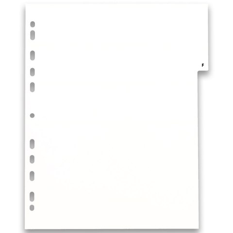 Przekładki A4 MAXI A-Z kolor PP alfabetyczne 100204733 OXFORD