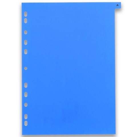 Przekładki alfabetyczne do segregatora A4 PP kolorowe A-Z 100204724 BANTEX