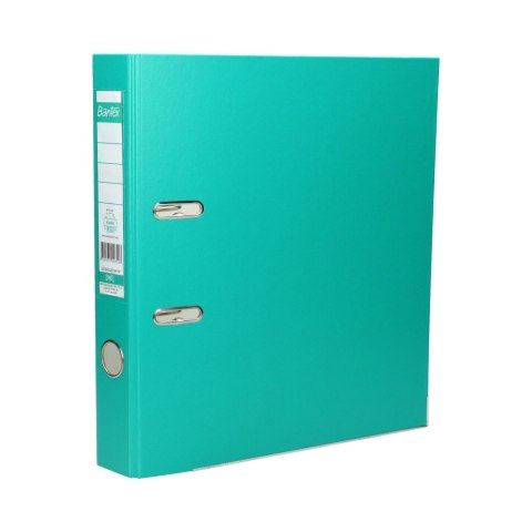 Segregator na dokumenty A4 50mm turkusowy z szyną 100551806 BANTEX