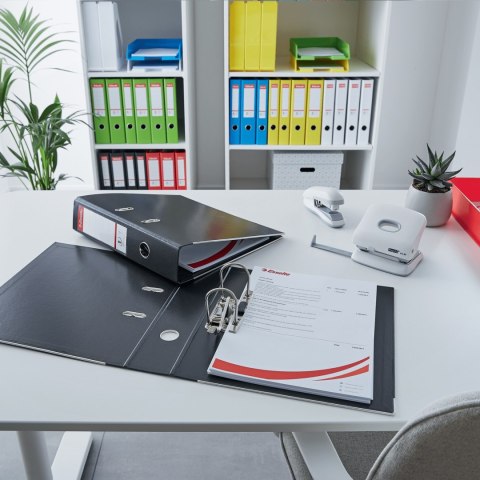 Segregator A4/75mm z mechanizmem czerwony VIVIDA 624068 ESSELTE No.1