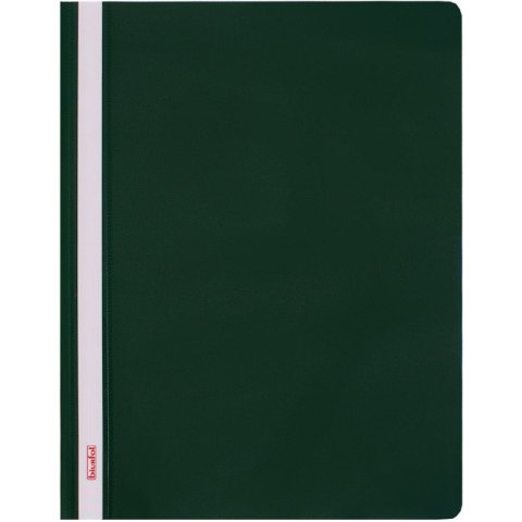 Skoroszyt A4+ PRESTIGE zielony twardy PVC 2x300mic ST-05-02 BIURFOL