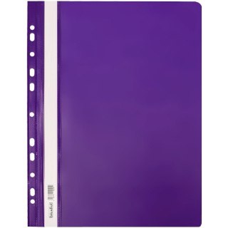 Skoroszyt na dokumenty twardy A4 wpinany do segregatora 10 sztuk fioletowy SH-01-11 BIURFOL