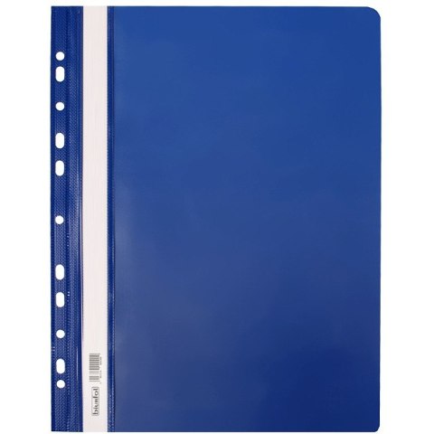 Skoroszyt na dokumenty twardy A4 wpinany do segregatora 10 sztuk granatowy SH-01-09 BIURFOL