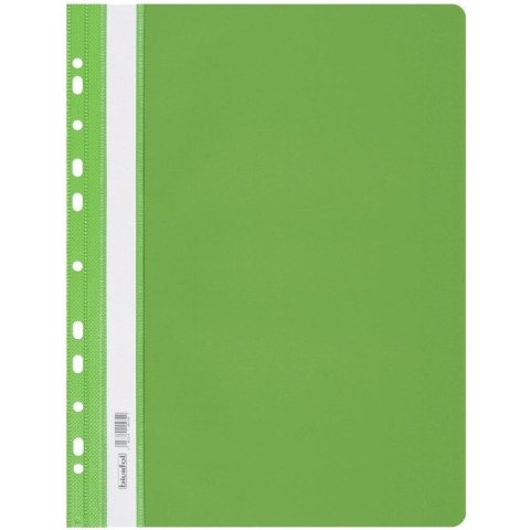 Skoroszyt na dokumenty twardy A4 wpinany do segregatora 10 sztuk jasny zielony SH-01-12 BIURFOL