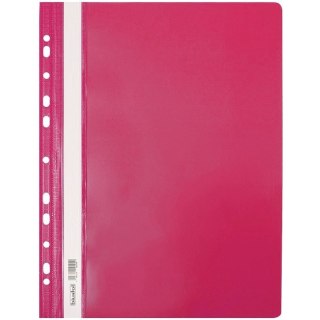 Skoroszyt na dokumenty twardy A4 wpinany do segregatora 10 sztuk różowy SH-01-10 BIURFOL